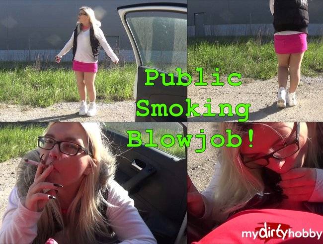Public Smoking Blowjob