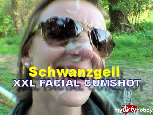 XXL Facial Cumshot – Outdoor