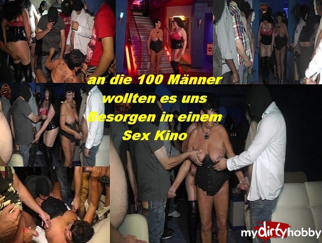 Geile Gang Bang Orgie mit fast 100 Männer