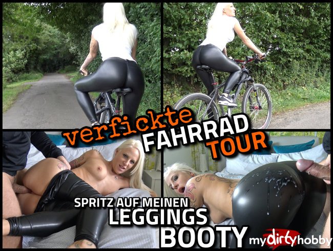 verfickte FAHRRAD TOUR | spritz auf meinen LEGGINGS BOOTY