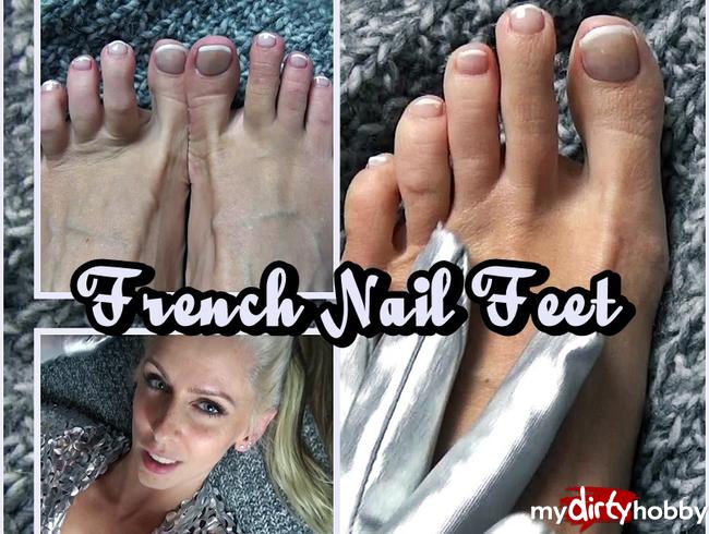 French Nails Feet