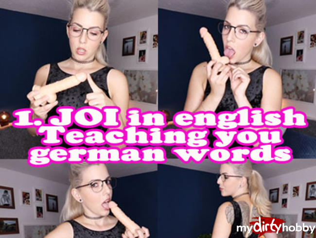 1. JOI in english Teaching you some german words