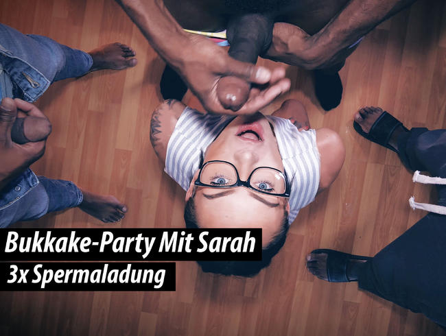 Bukkake-Party Mit Sarah