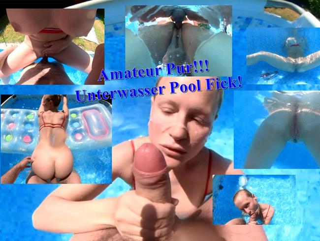 Amateur Pur!!! Unterwasser und Pool Fick