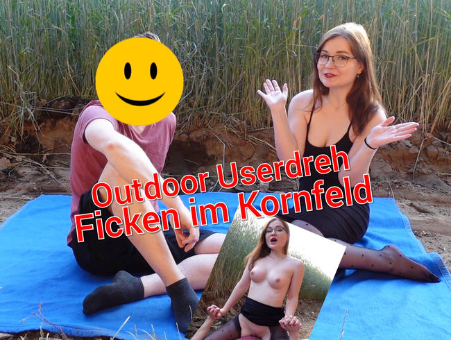 Outdoor USERFICK im Kornfeld!! Geil in den Sommer geritten
