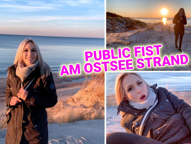 Public Fist am Ostsee Strand !